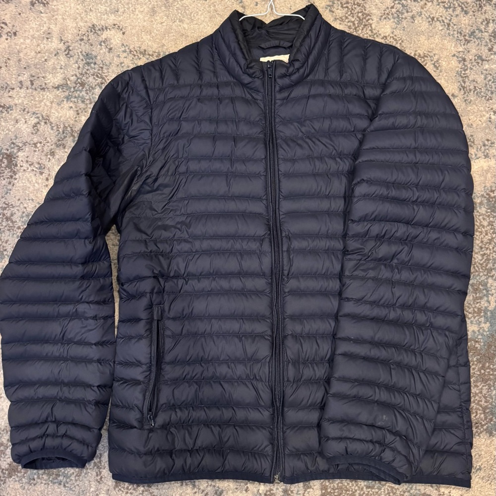 Brooks Brothers “Red Fleece” Navy Puffer Jacket Large
